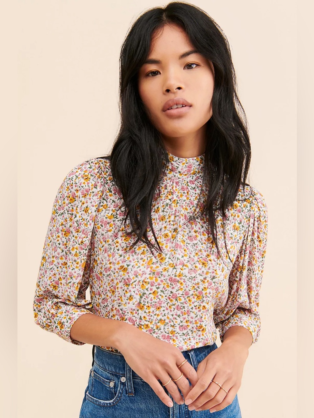 💐ROLLAS STEPHANIE COAST FLORAL BLOUSE💐